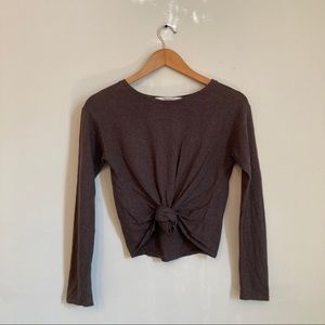 Dagg and Stacey Knotted Crop Top